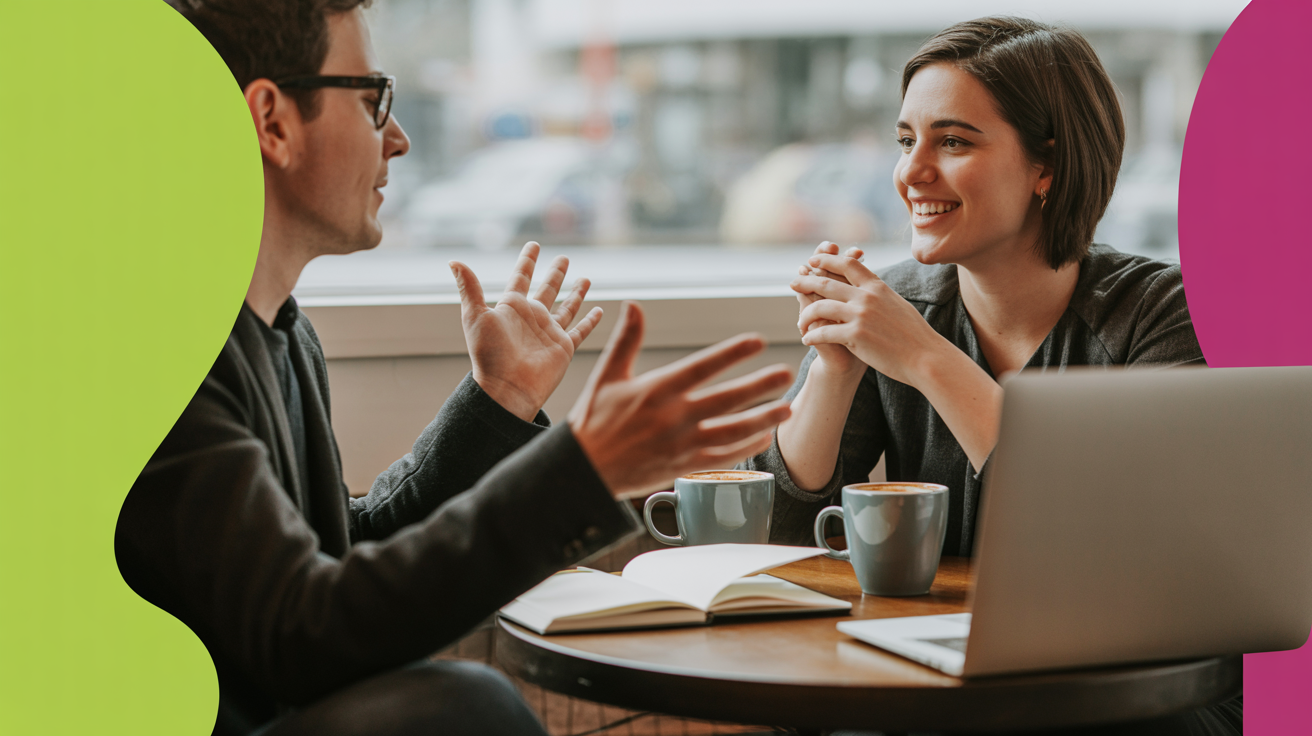 Casual coffee-shop consult in Calgary
